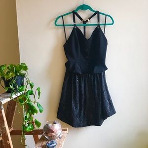 Rachel Roy Backless Cocktail Dress